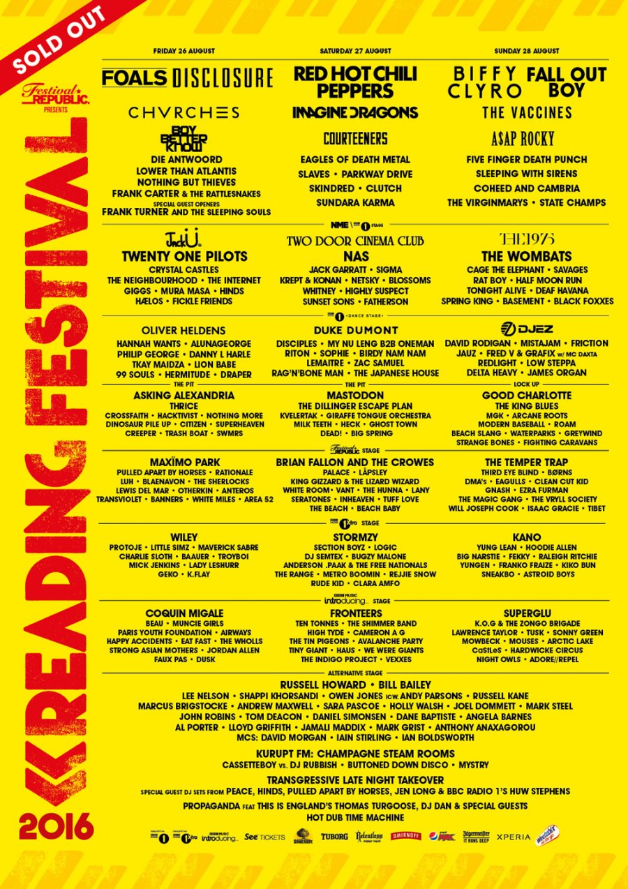 Reading Festival Reading 2016