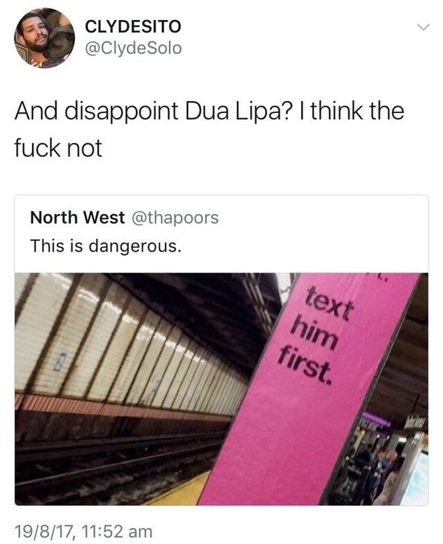 Dua Lipa Meme New Rules 8