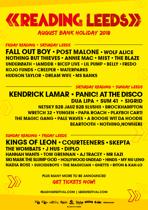 Reading Festival | Your Reading Festival 2018 line up is ...