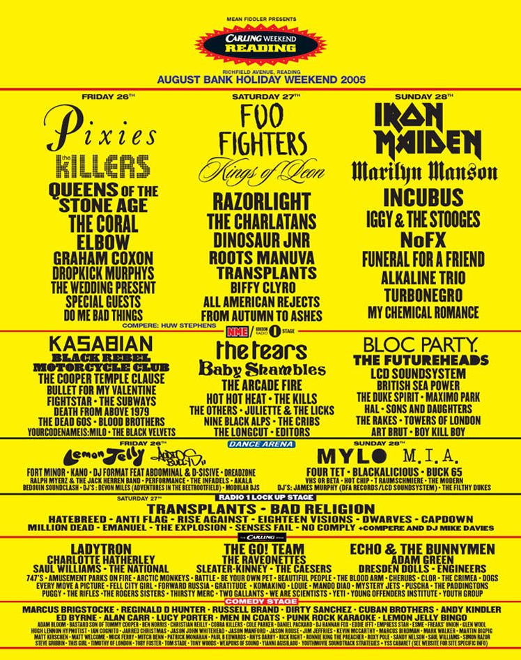 BBK Live 2018 // Gorillaz, Florence + The Machine, The xx, Chemical Brothers, Childish Gambino, Noel Gallagher, David Byrne... - Página 9 Reading-2005