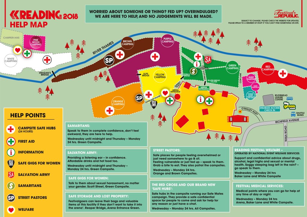 Reading Festival ReadingHelpMap