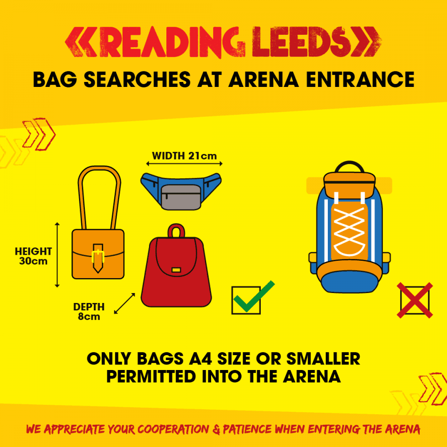 Bag Restrictions Reading Festival