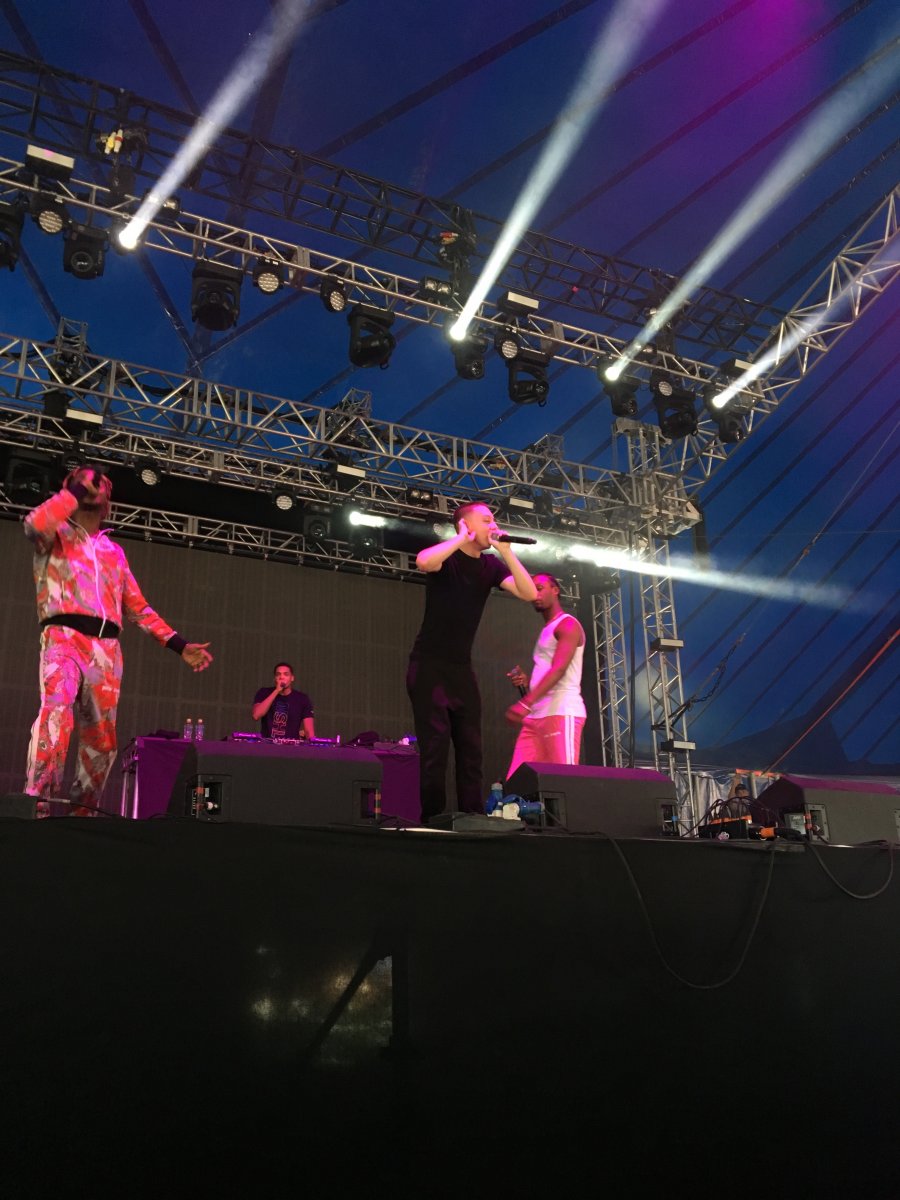 Aitch at Reading Festival