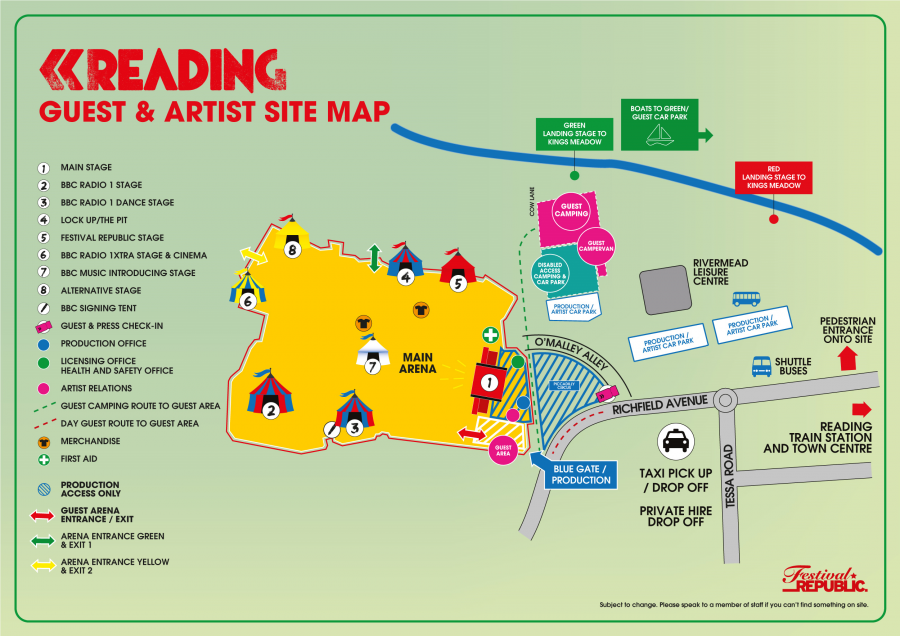 Reading Festival Guests