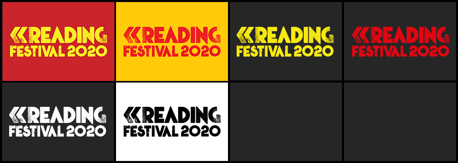 Reading Festival Logo with date