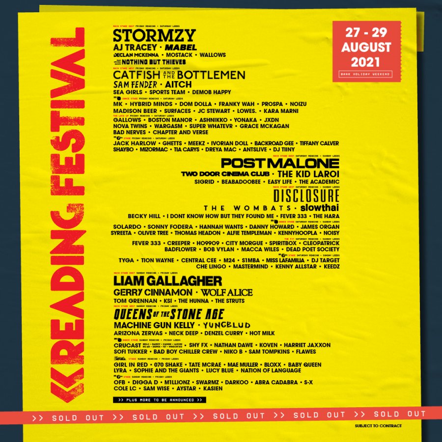 2021 Reading Festival lineup
