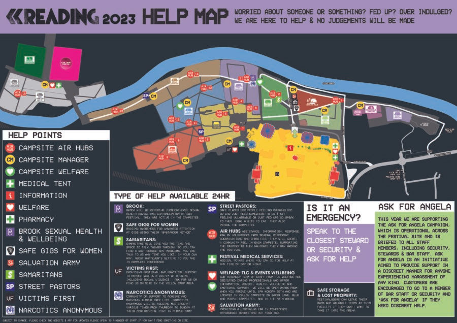 Reading help map