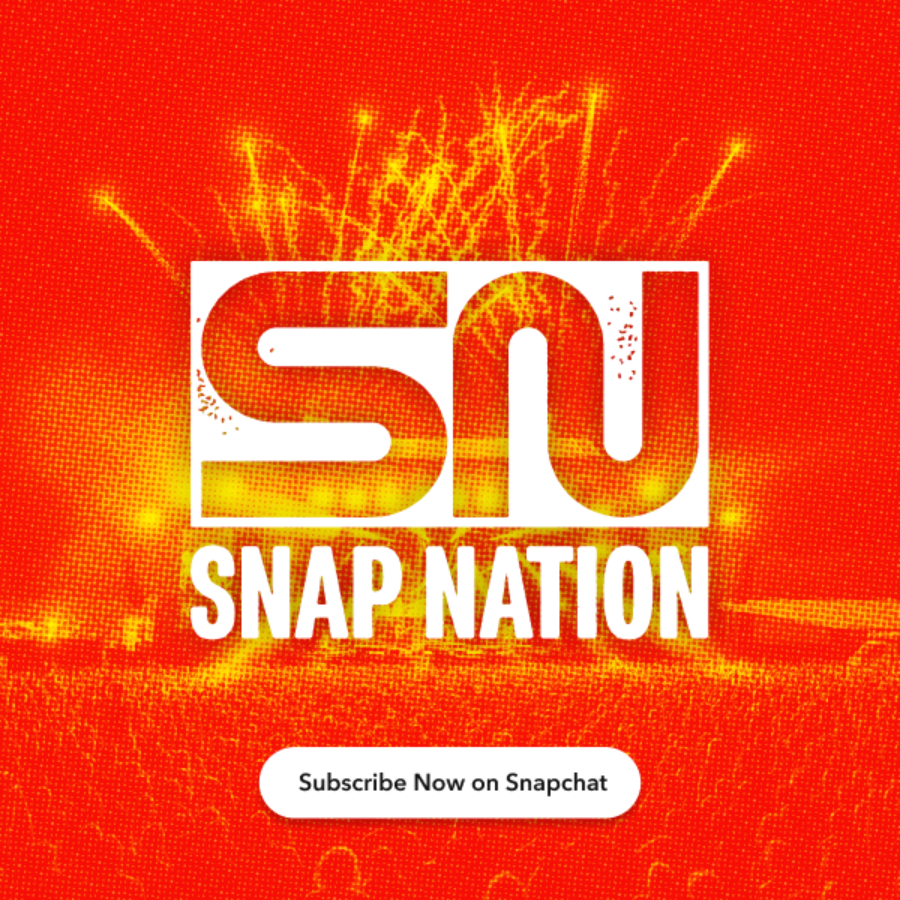 Snap Nation Image on a red background stating Subscribe to Snapchat 