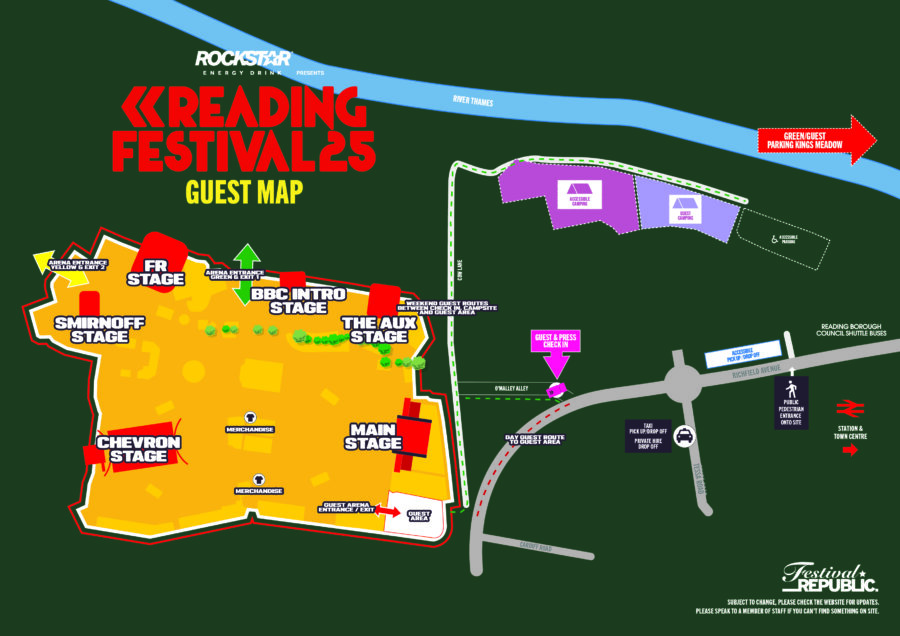 Reading Guest Map
