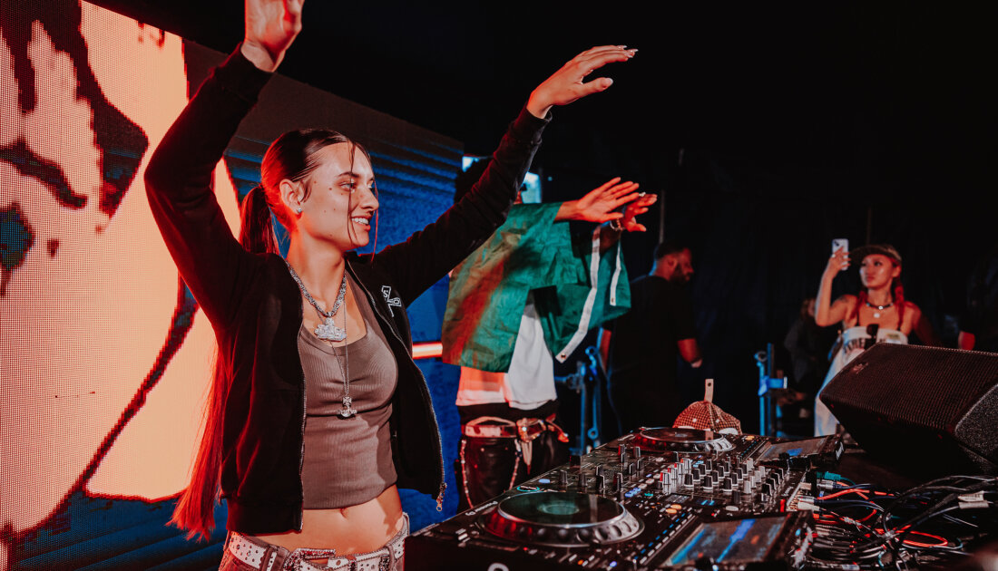 DJ EJ at Reading Festival 